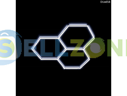 Φωτισμός LED 3 πάνελ "Honeycomb" για περιποίηση αυτοκινήτων και γκαράζ - DUa658